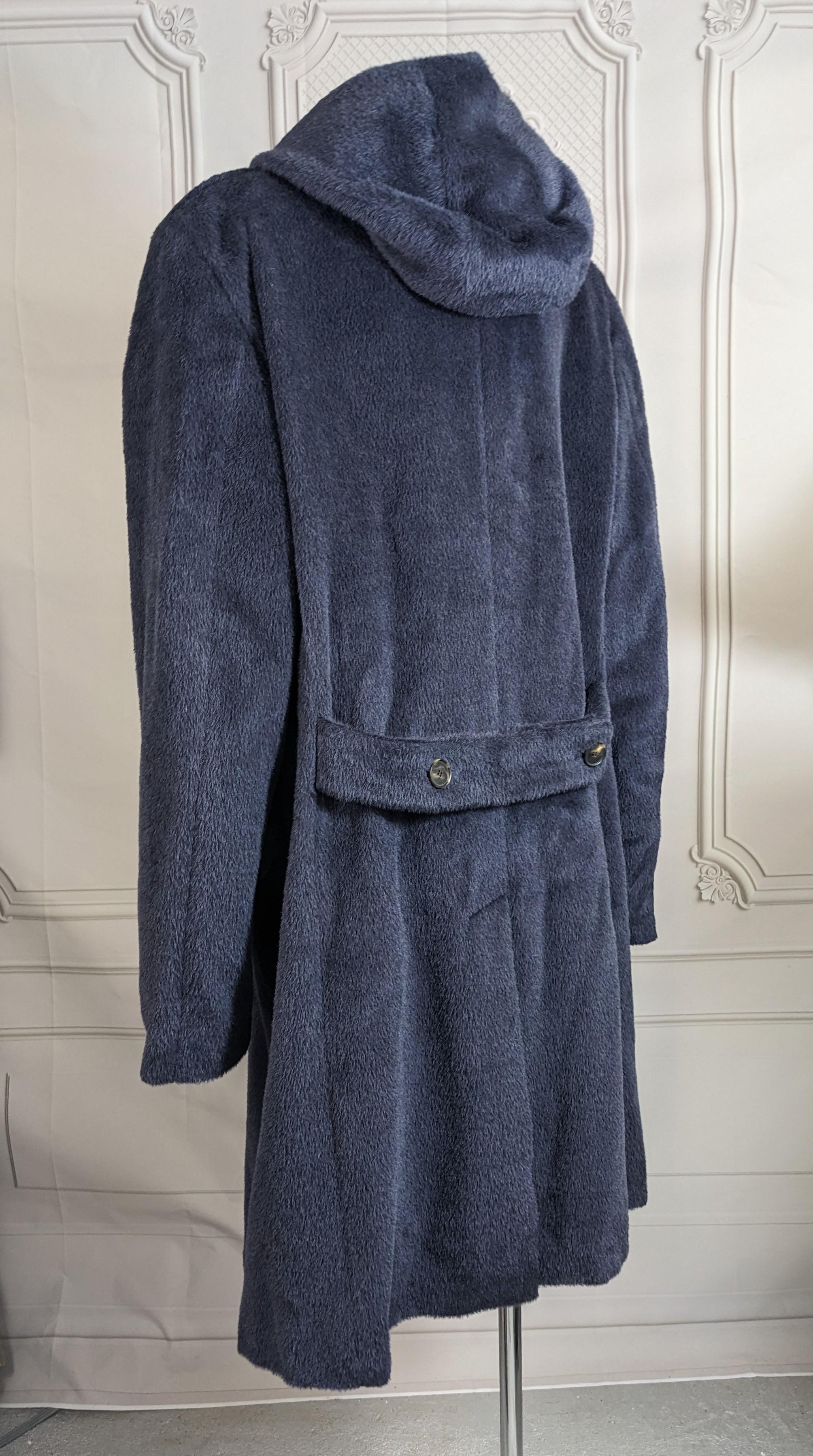 Uomo Eleganza di Salvatore Ferragamo: cappotto di lana di lama in felpa in vendita