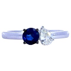 Elegant Sapphire and Diamond Ring
