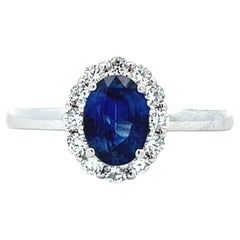 Elegant Sapphire and Diamond Ring