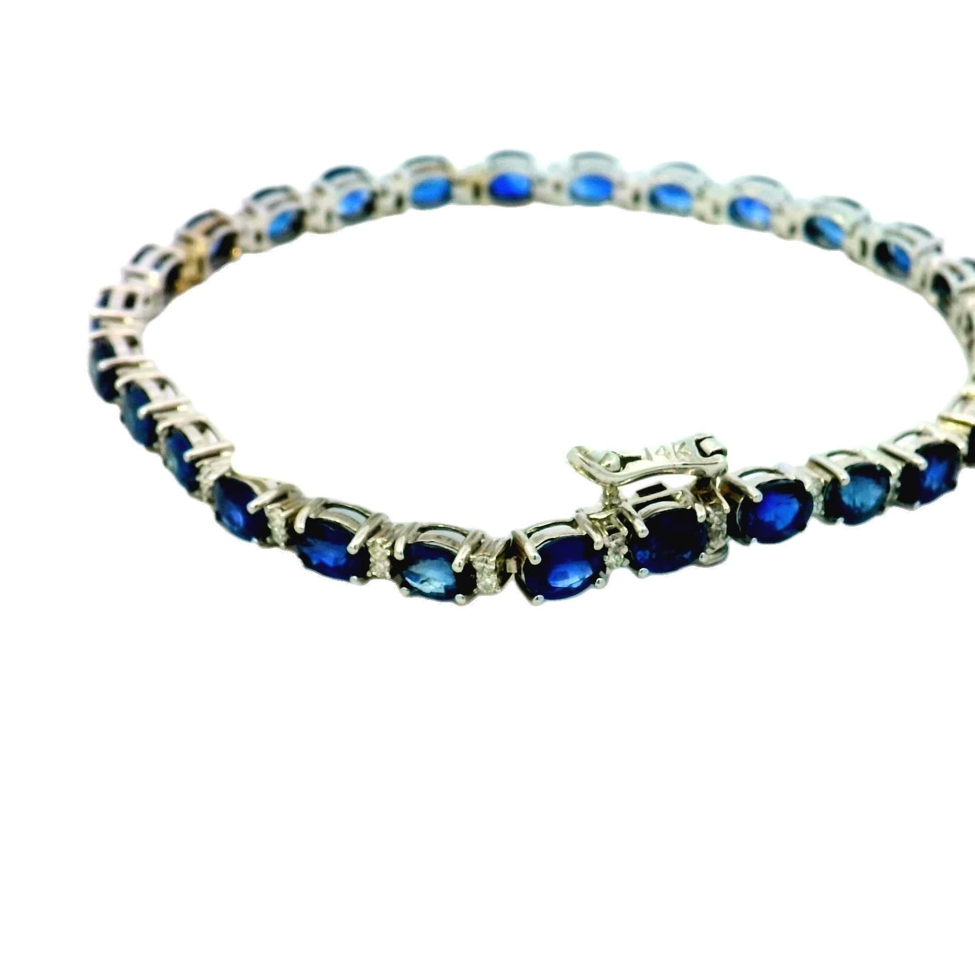 Elegante pulsera de zafiro en Nuevo estado para la venta en Great Neck Plaza, NY