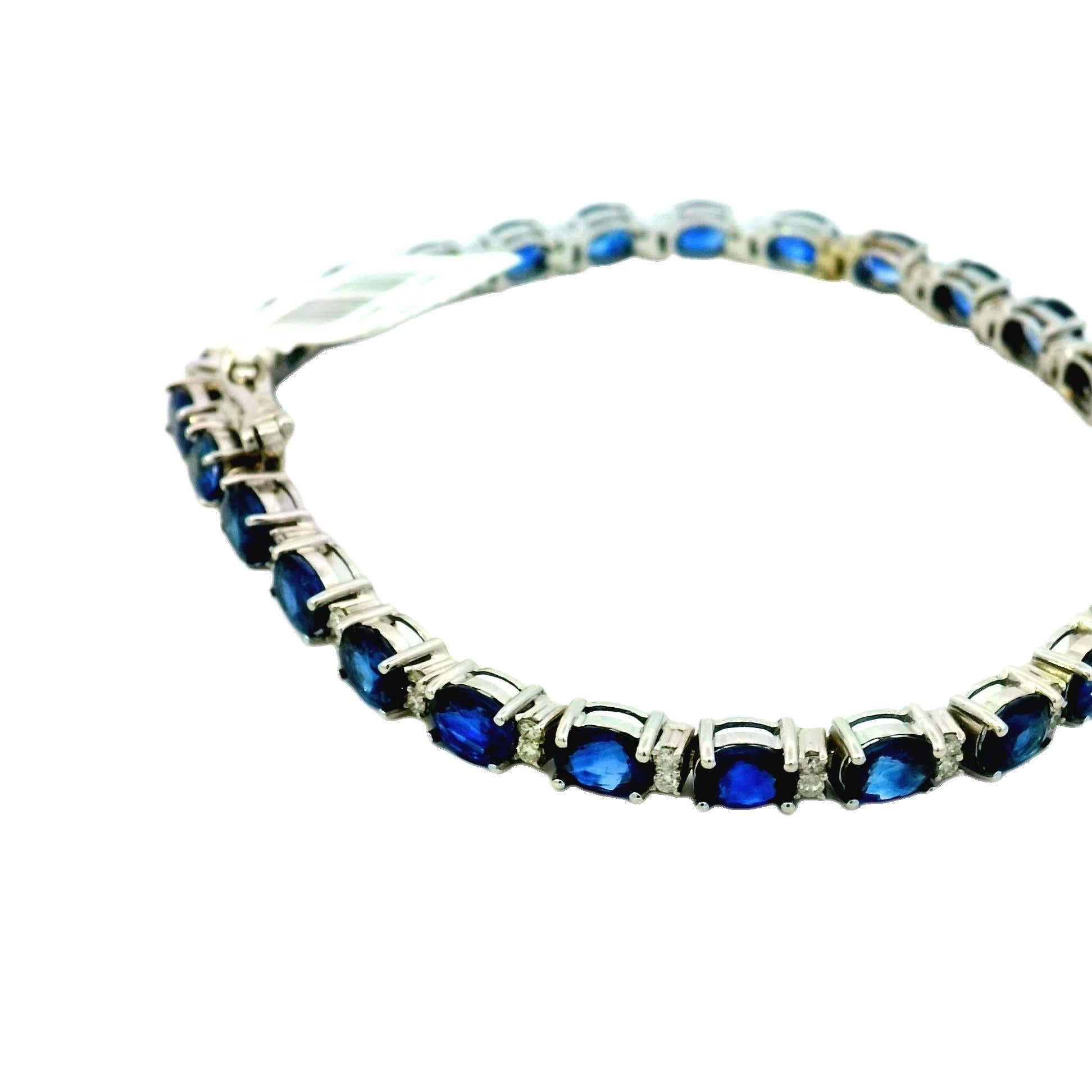 De las mujeres Elegante pulsera de zafiro en venta