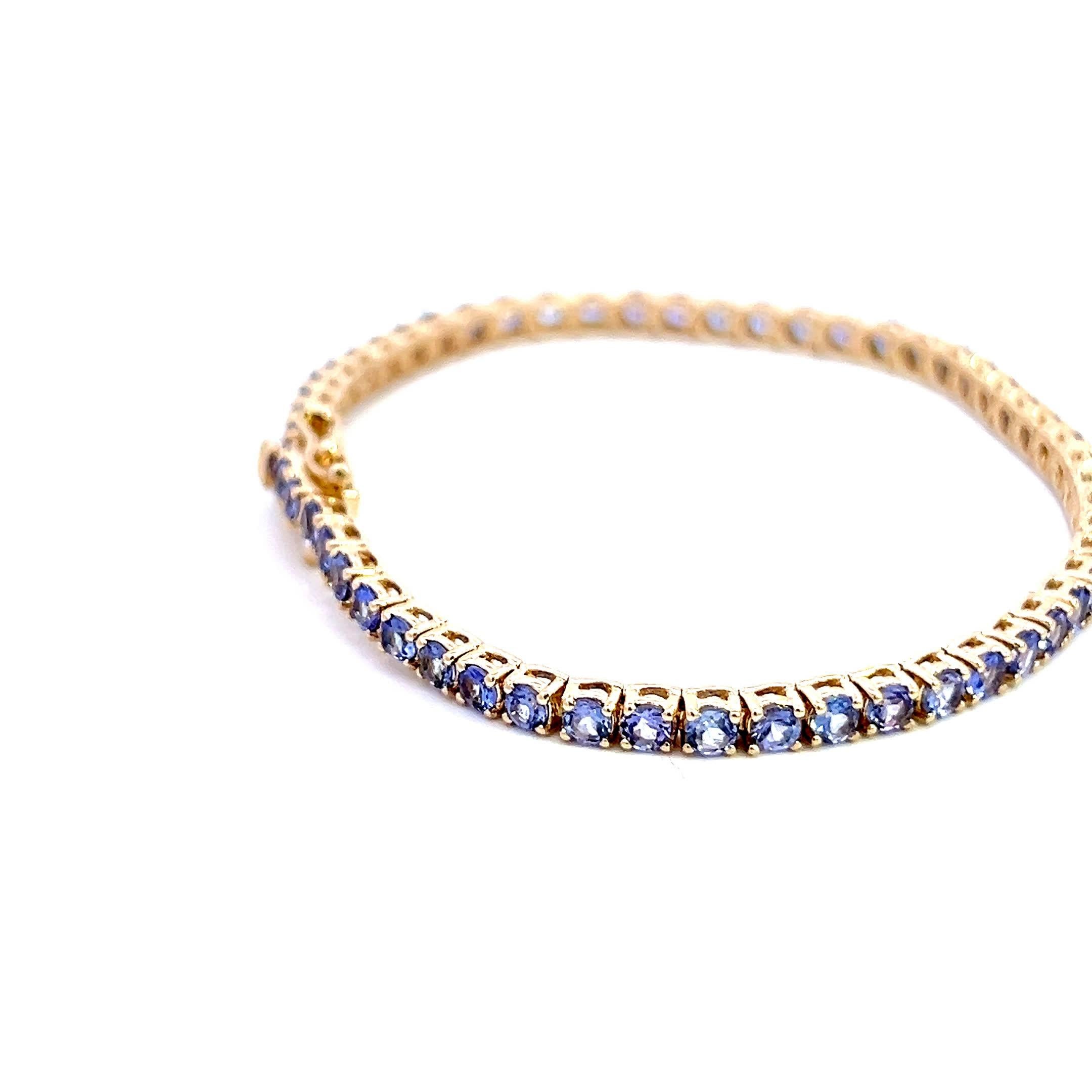Bracelet élégant en saphir Pour femmes en vente