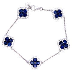Bracelet élégant en saphir