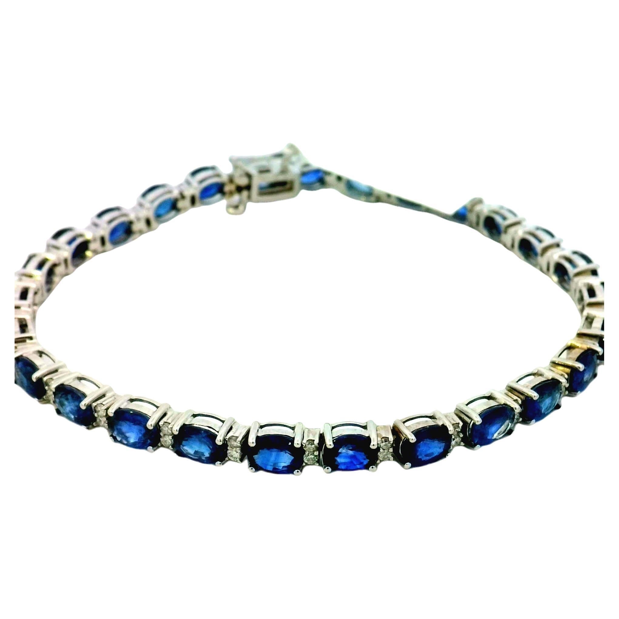 Elegant Sapphire Bracelet