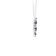 Elegant Sapphire Circle Pendant