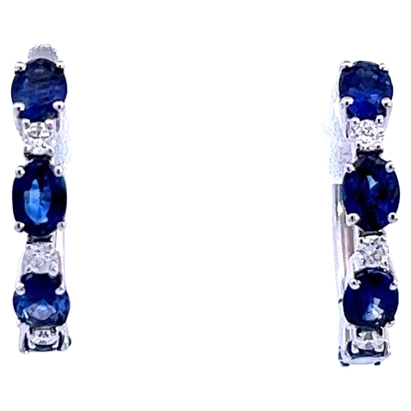 Elegant Sapphire Earrings