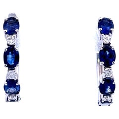 Elegant Sapphire Earrings