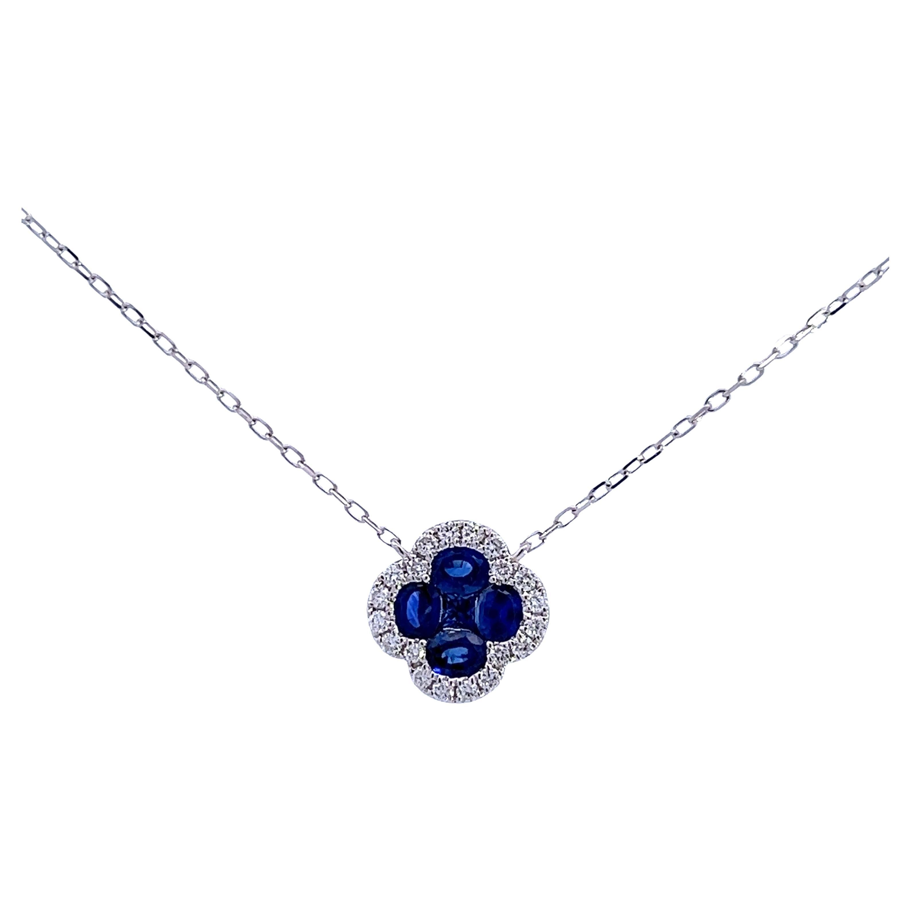 Elegant Sapphire Pendant Necklace