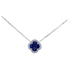Elegant Sapphire Pendant Necklace