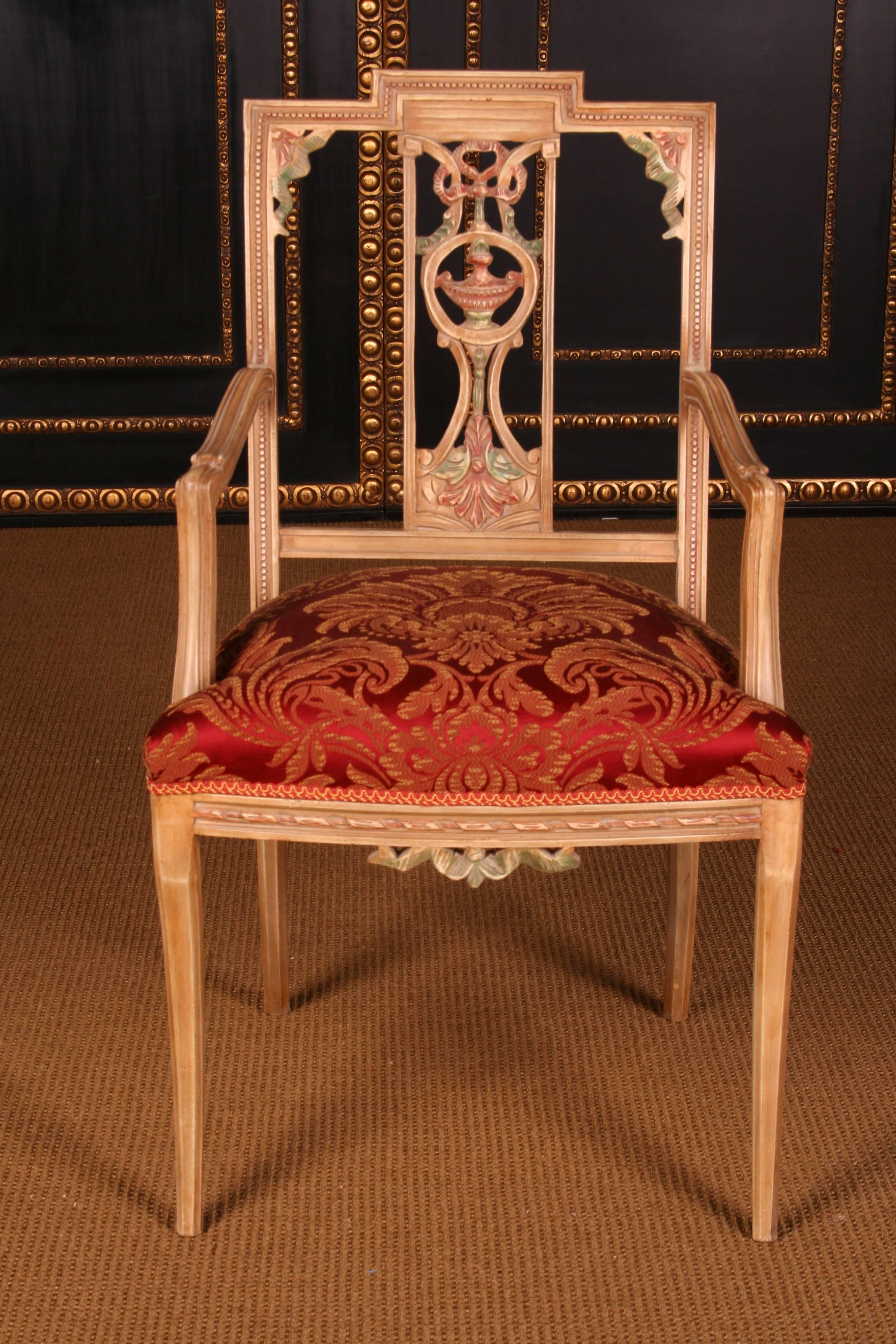 XVIIIe siècle et antérieur Groupe de sièges élégant de style classique en vente