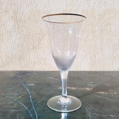 Élégant service composé de 11 grands verres et de 2 carafes, Italie, XXe siècle