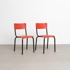 Elegant Set of 2 Chairs by Pierre Guariche - 1950s Vintage Design
