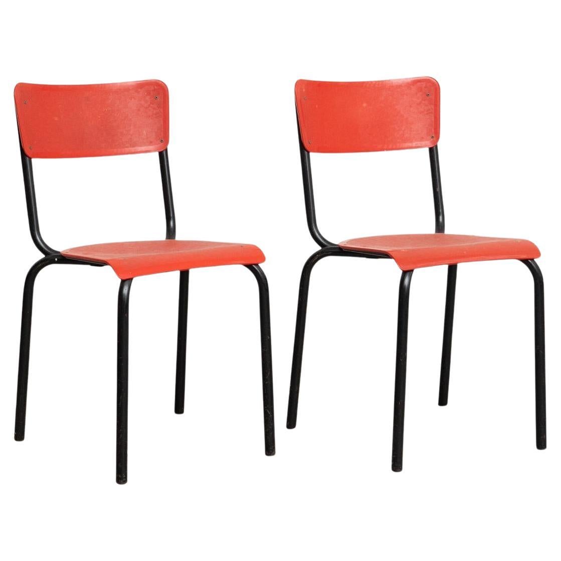 Elegantes Set aus 2 Stühlen von Pierre Guariche – 1950er Jahre Vintage-Design im Angebot