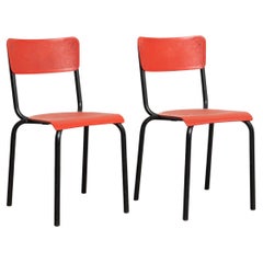 Elegant Set of 2 Chairs by Pierre Guariche - 1950s Vintage Design