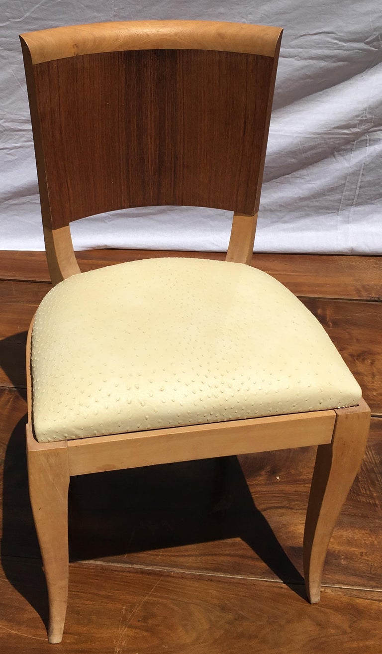 Classic and Elegant Set of 6 French Art Deco Dining Chairs ... The aesthetic of the 1920s was certainly unique and instantly recognizable.