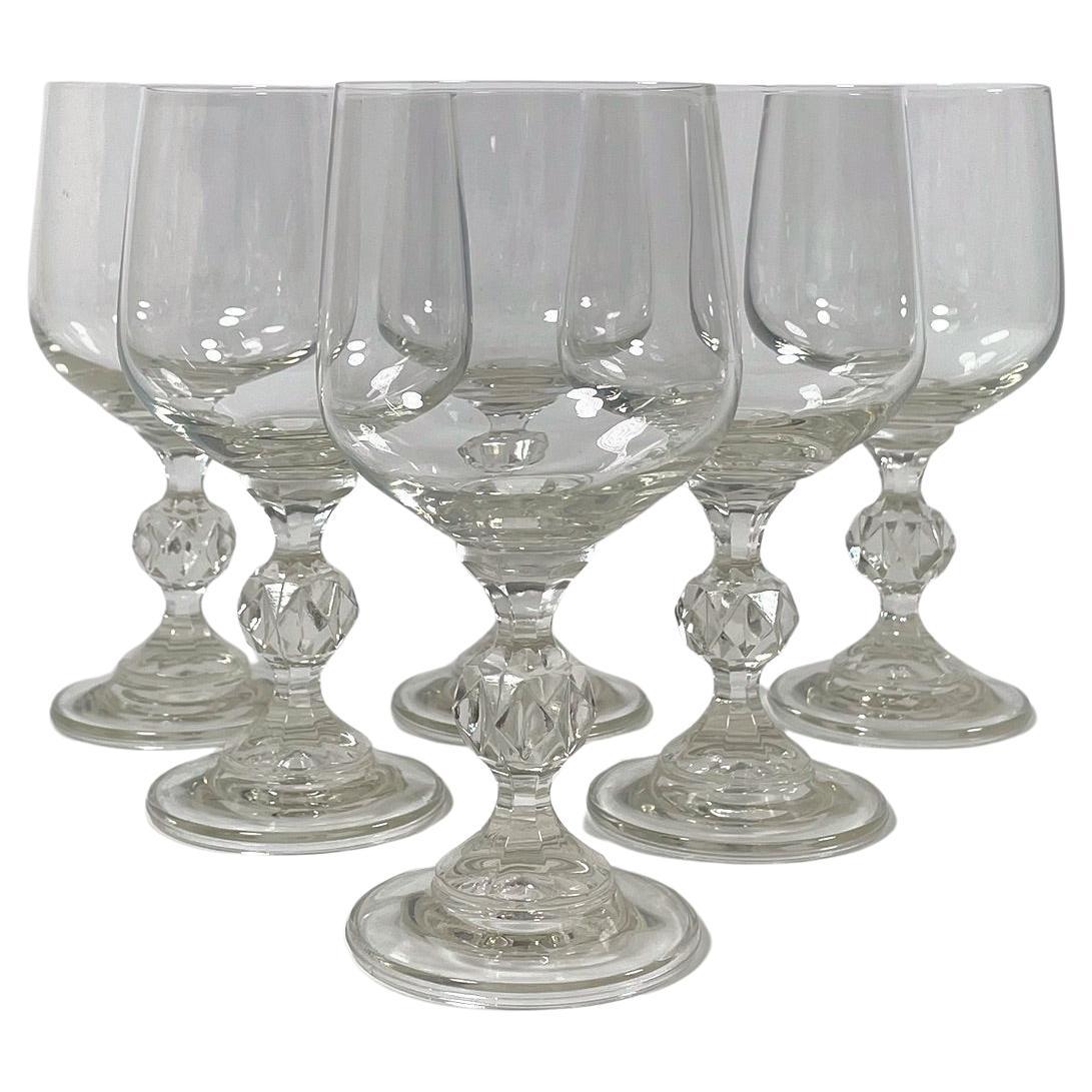 Elegant Set of 6 Vintage Glasses from the 1960s