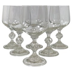 Élégant ensemble de 6 verres vintage des années 1960
