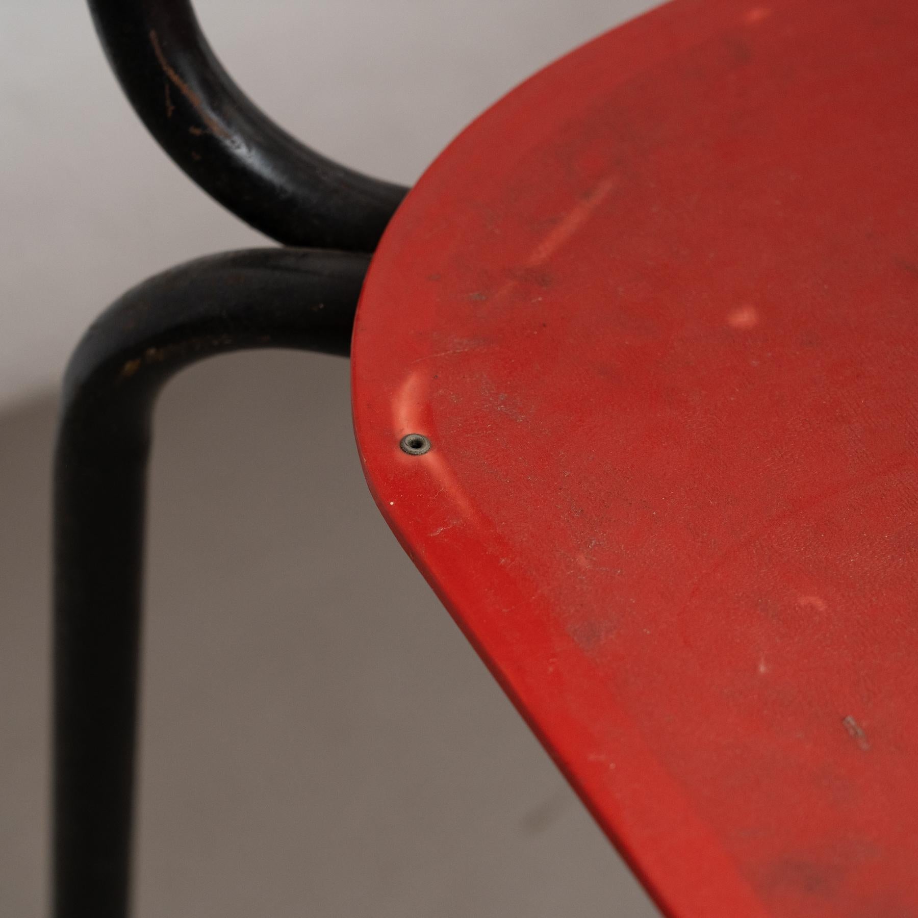 Elegante set di cinque sedie di Pierre Guariche - Design/One anni '50 in vendita 3