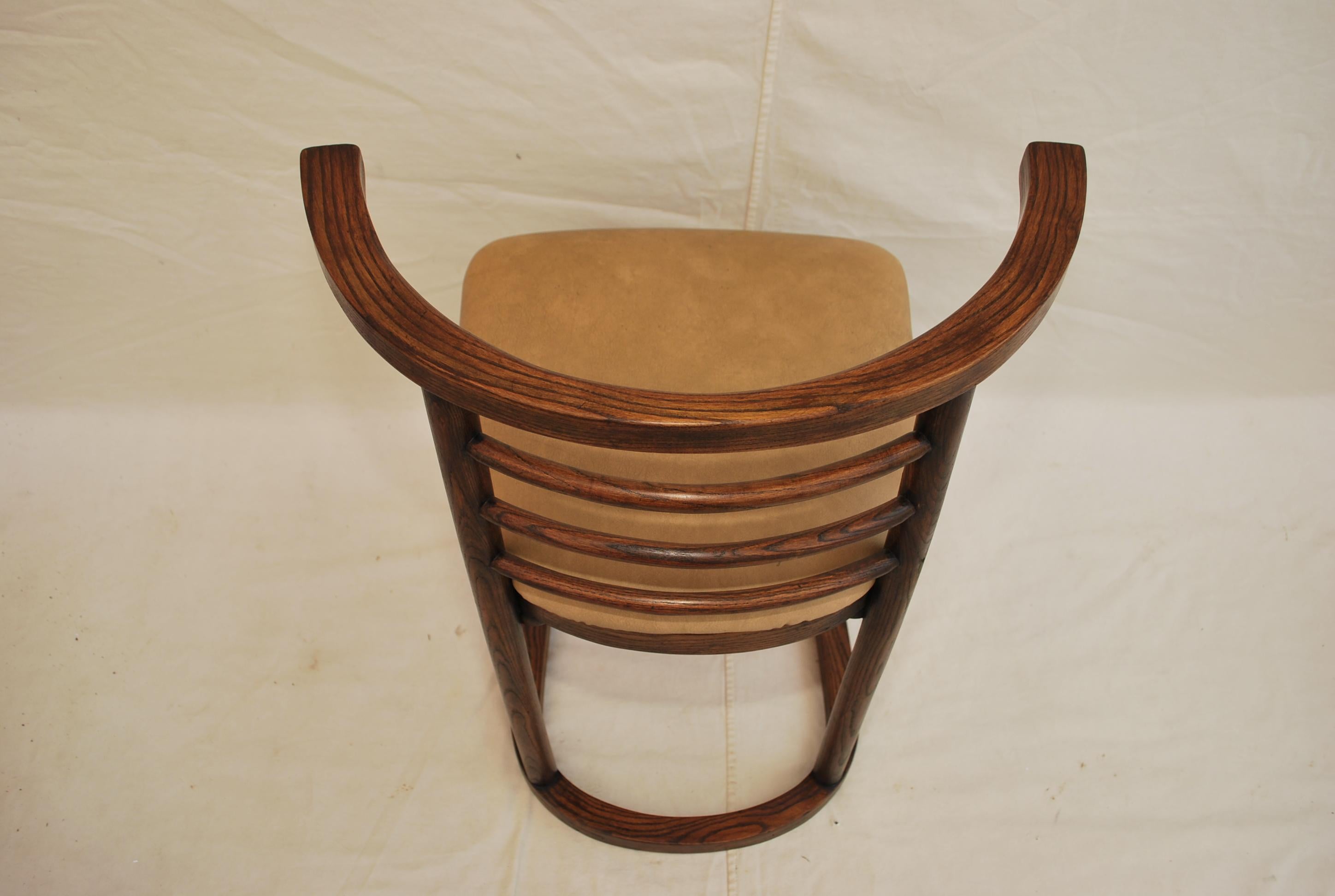 Elegant set of six 1940's chairs by Josef Hoffmann for taonet  For Sale 7