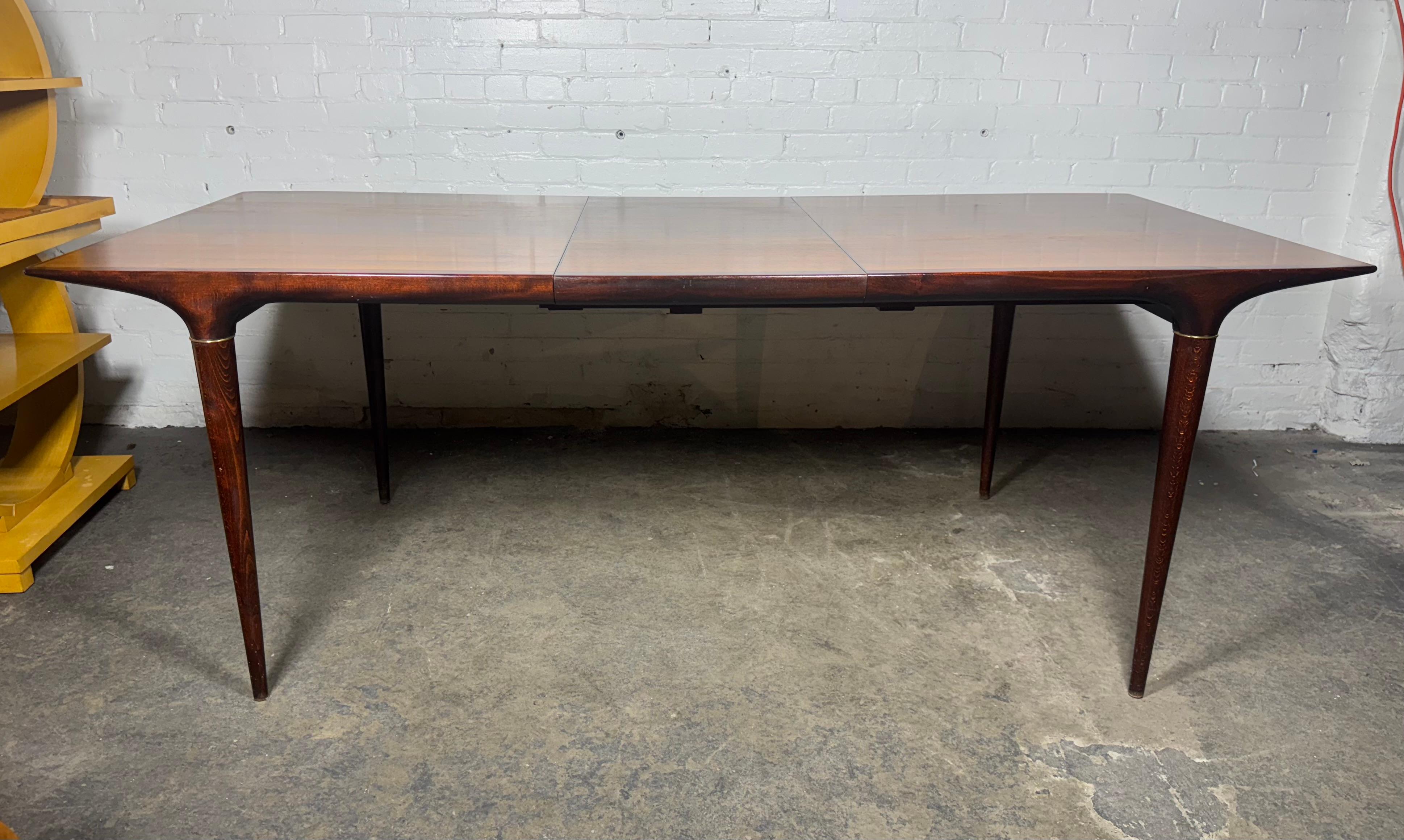Laiton Table de salle à manger Elegant / Sexy Rosewood de Svante Skogh pour Seffle / Suède en vente