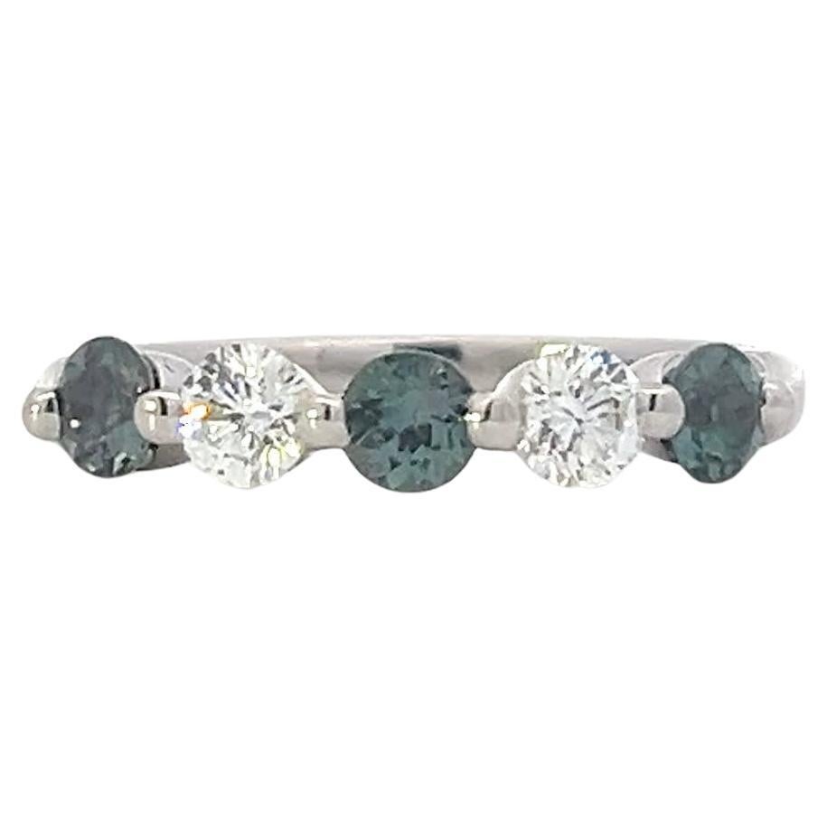 Elegant Silver and Gemstone Ring