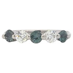 Elegant Silver and Gemstone Ring