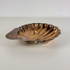 Elegant Silver Plate Shell Centerpiece/Tray by Fleuron-Christofle France, 1950s