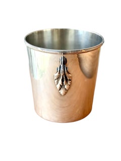 Elegant Silver-Plated Champagne Bucket by Ercuis, France