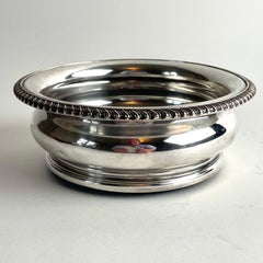 Elegant Silver-Plated Champagne Coaster, 19th Century