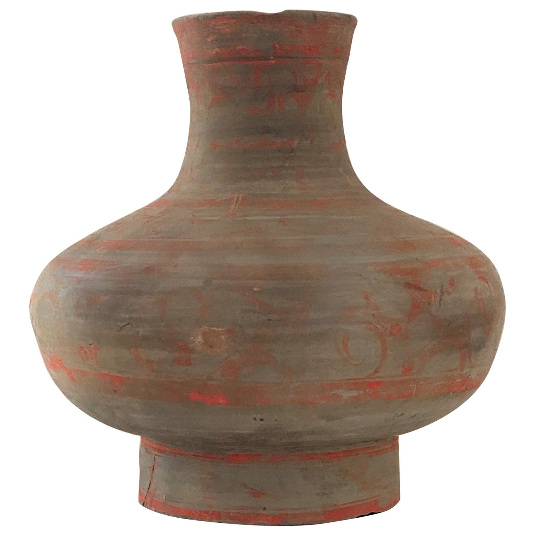 Unglazed Han Dynasty Vase 6 For Sale on 1stDibs