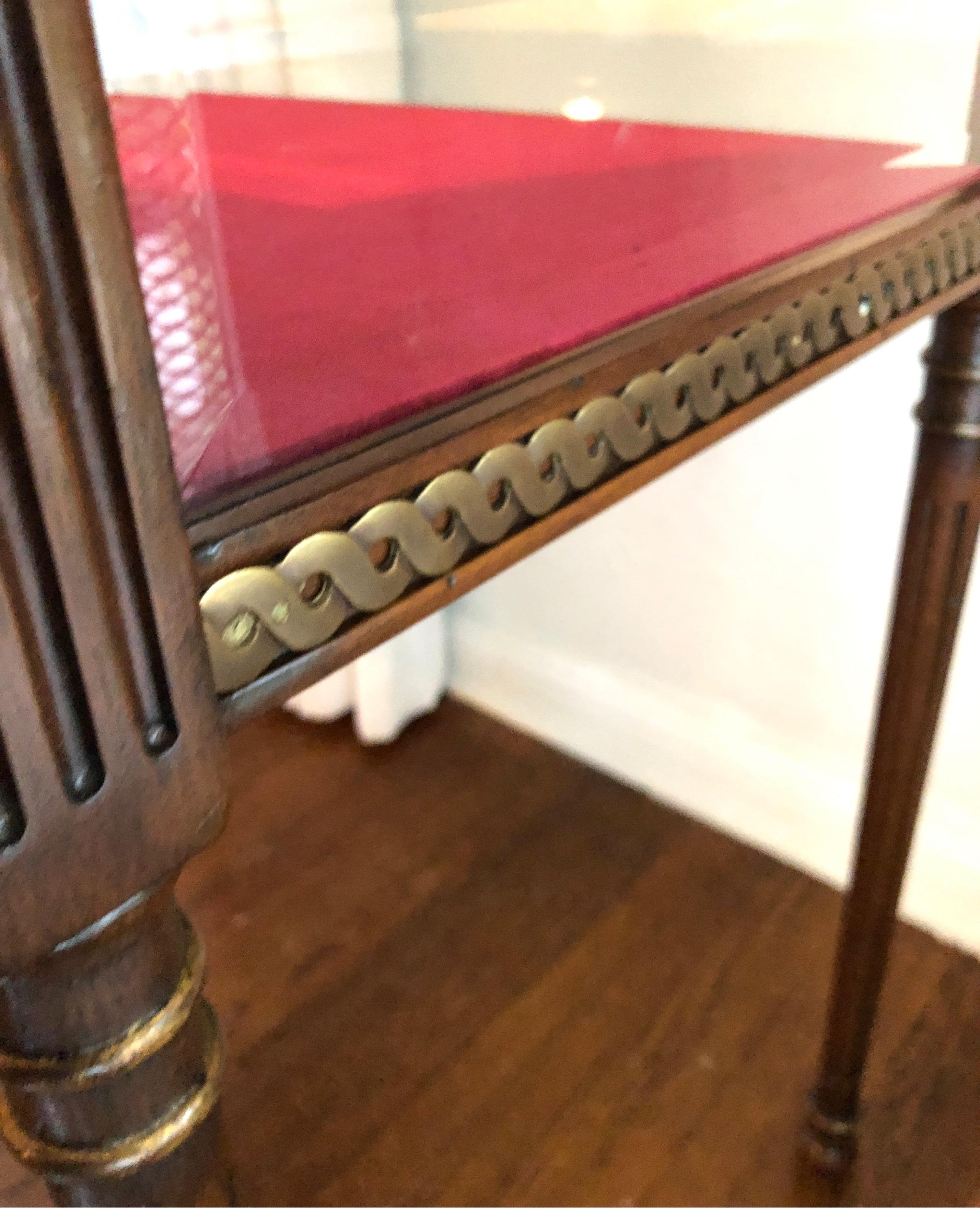 Elegant Signed Althorp by Theodore Alexander Display Case Table 2