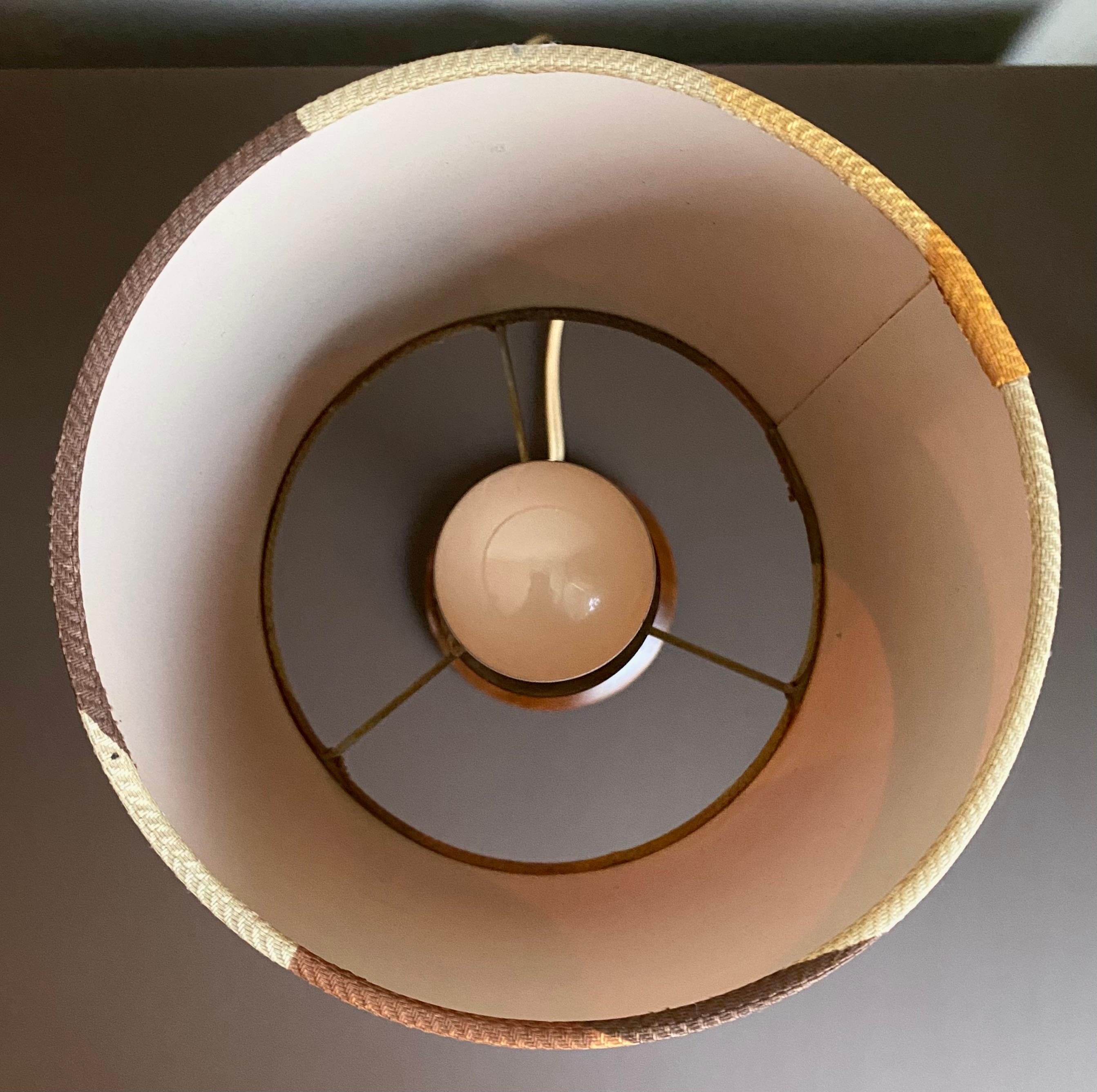 Mid-20th Century Elegant Small Teak Danish Table Lamp For Sale