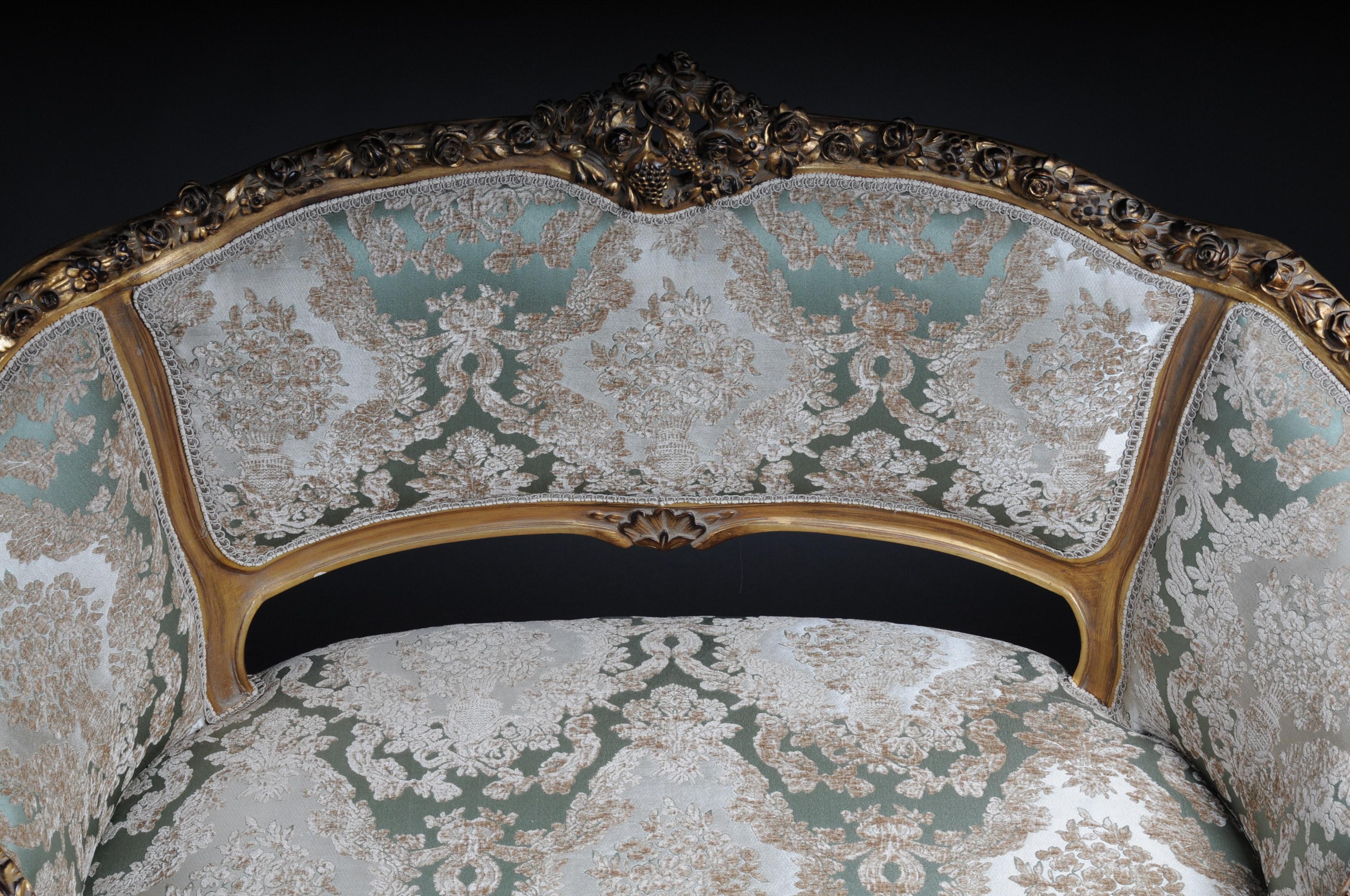 Elegant Sofa, Canapé, Couch in Rococo or Louis XV Style 10