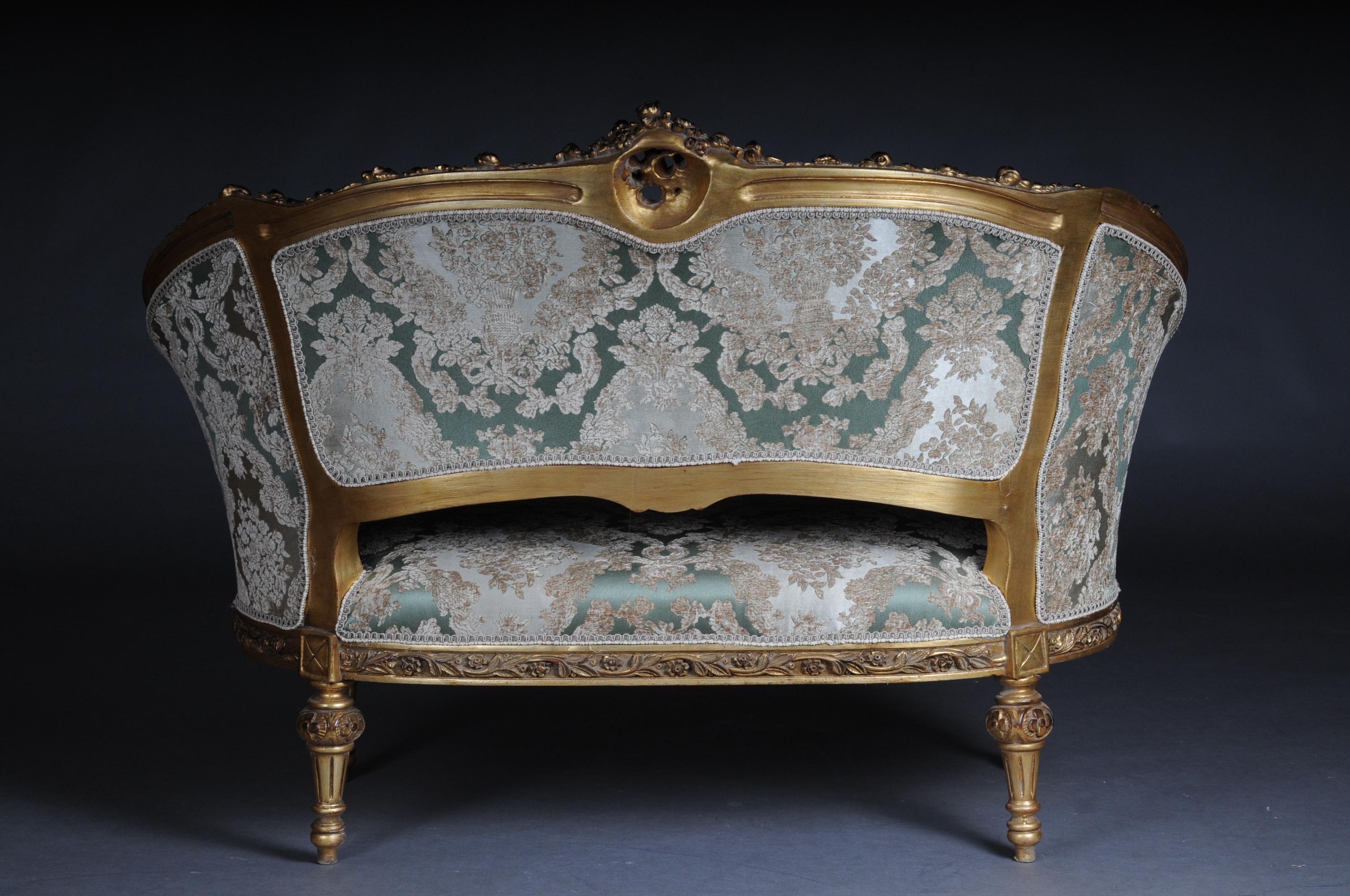 20th Century Elegant Sofa, Canapé, Couch in Rococo or Louis XV Style
