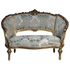 Elegant Sofa, Canapé, Couch in Rococo or Louis XV Style