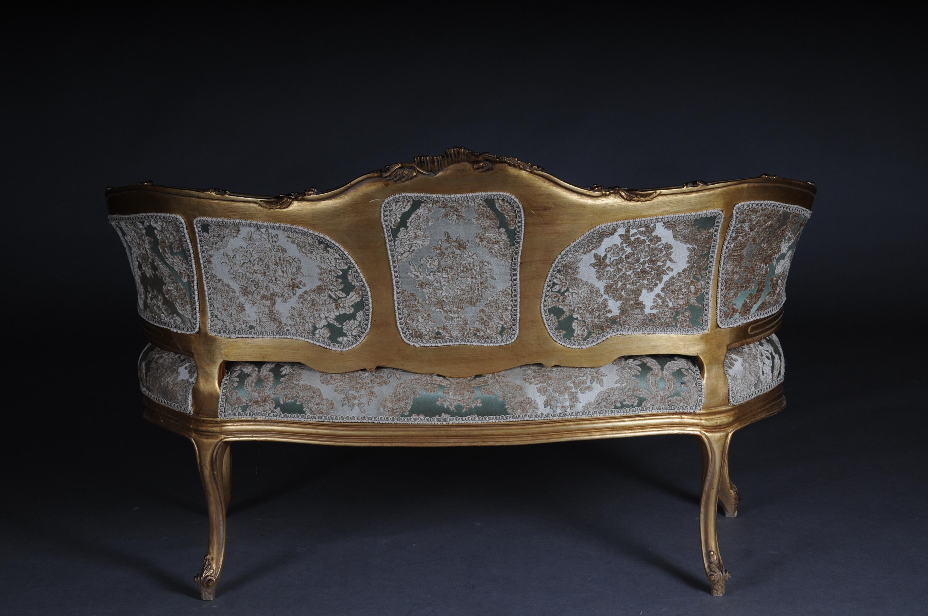 Elegance Sofa, Couch, Canapé en style Rococo ou Louis XV en vente 3
