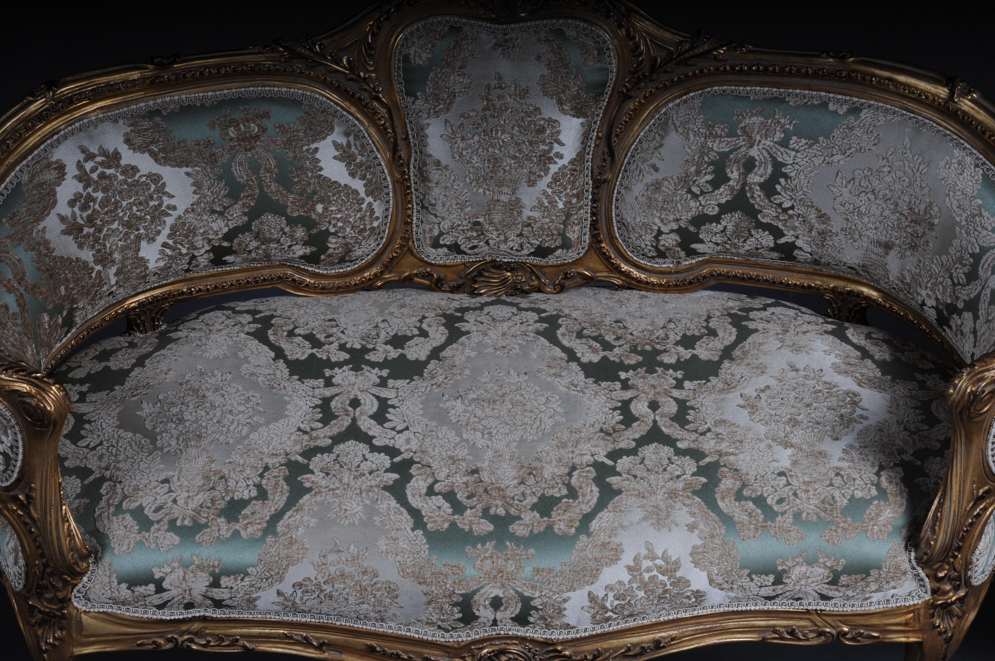Elegantes Sofa, Couch, Kanapee im Rokoko oder Louis XV Stil im Angebot 4