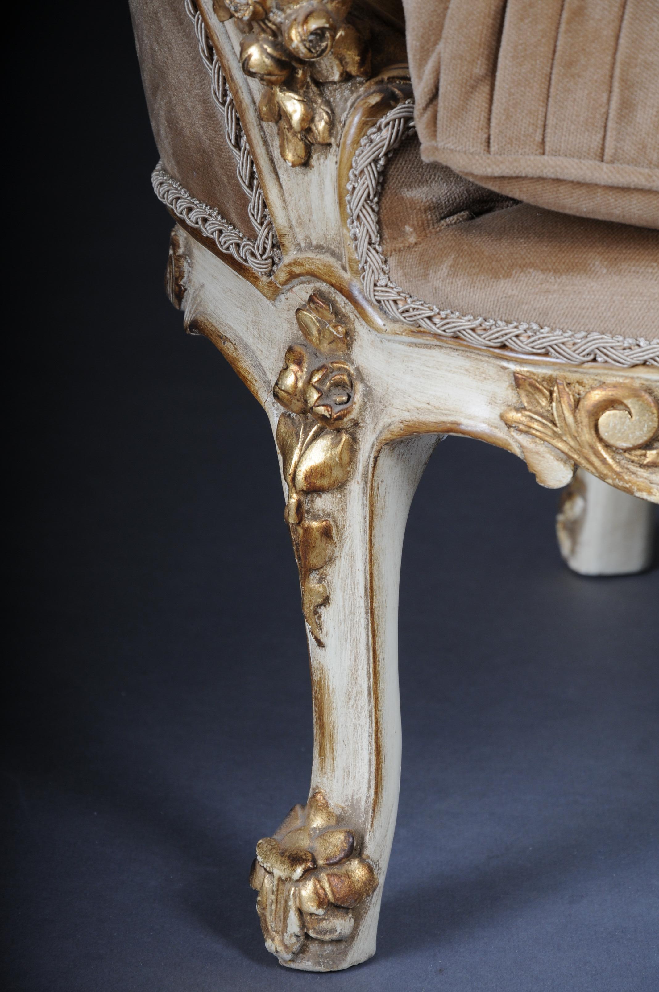 Elegant Sofa, Couch, Canapé in Rococo or Louis XV Style For Sale 5