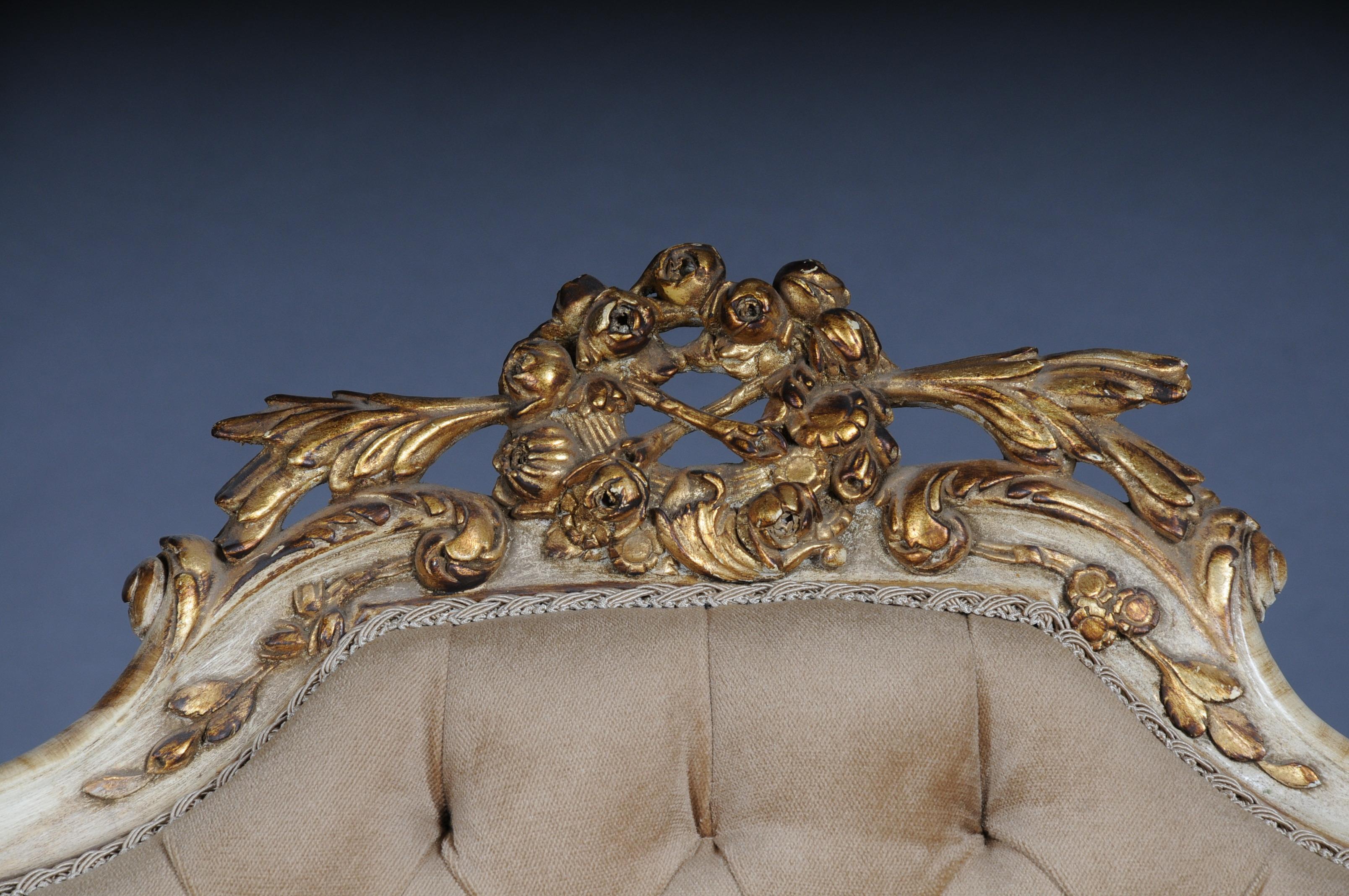 Elegantes Sofa, Couch, Kanapee im Rokoko oder Louis XV Stil im Angebot 11