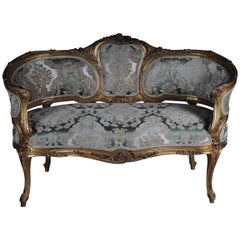 Elegant Sofa, Couch, Canapé in Rococo or Louis XV Style