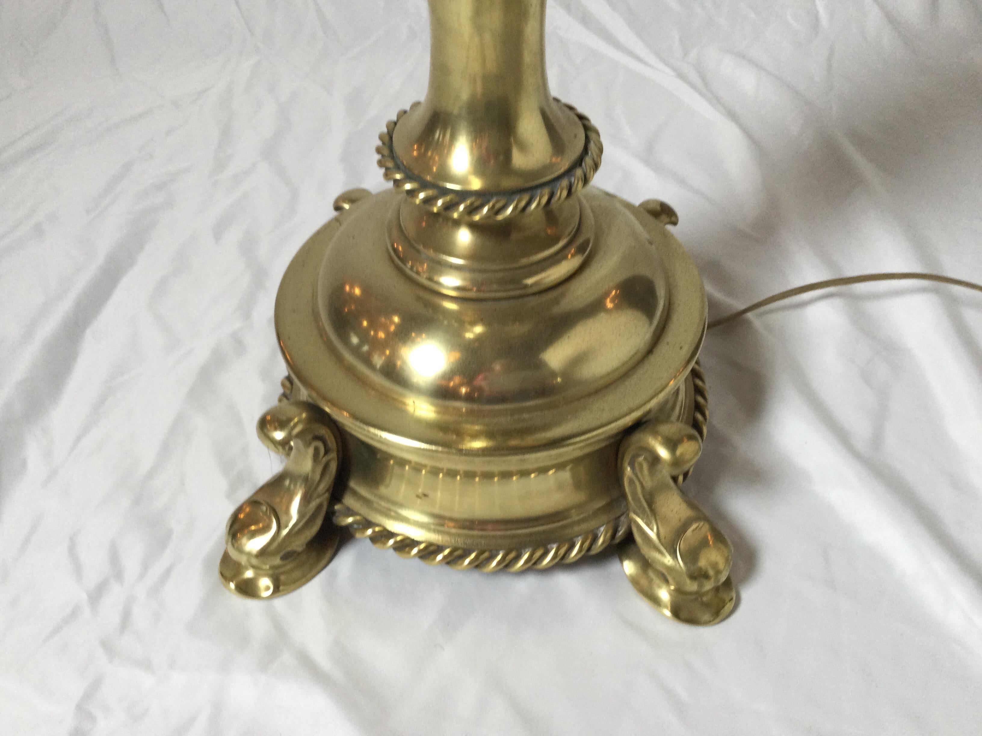how to polish brass lamp