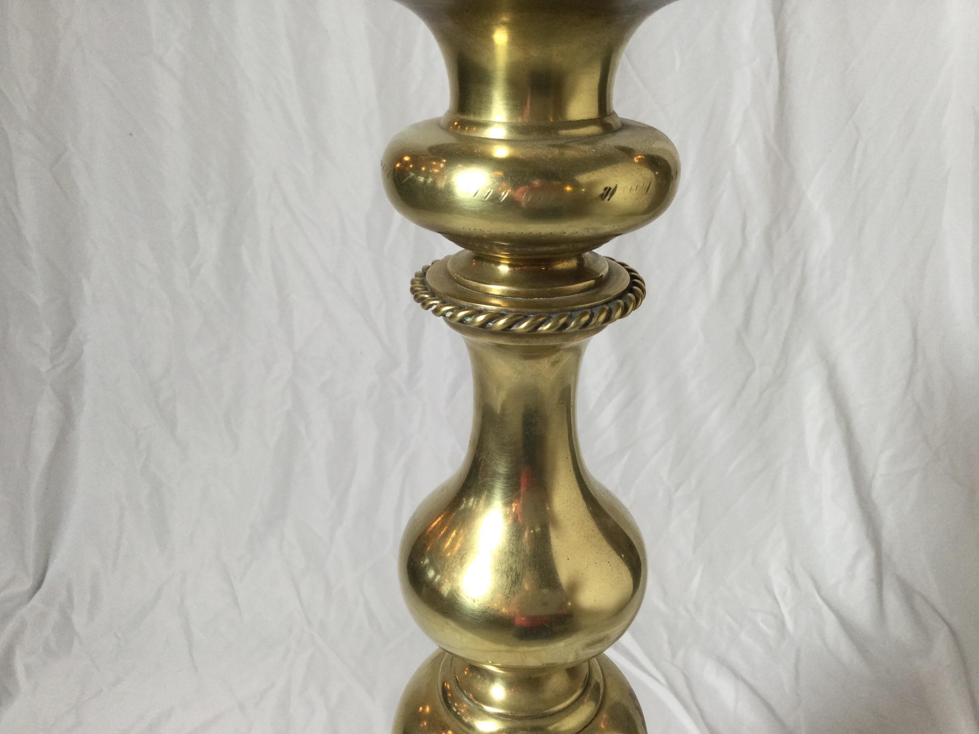 how to clean brass lamp