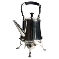Elegant Solid Silver Sterling Tiffany & Co Tea Kettle Samovar 2009g Art Deco