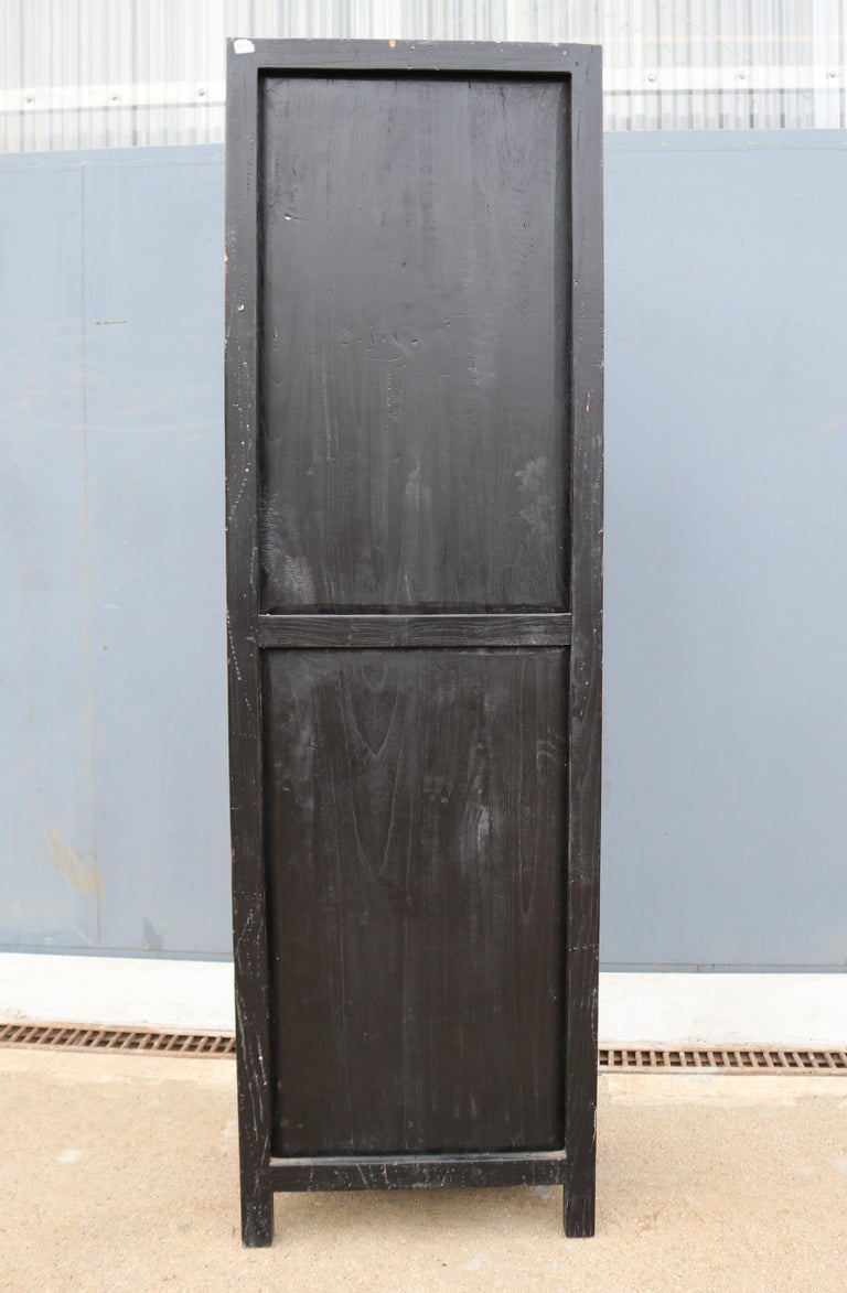 Elegant Spanish 4Shelf Elm Bookcase For Sale at 1stdibs