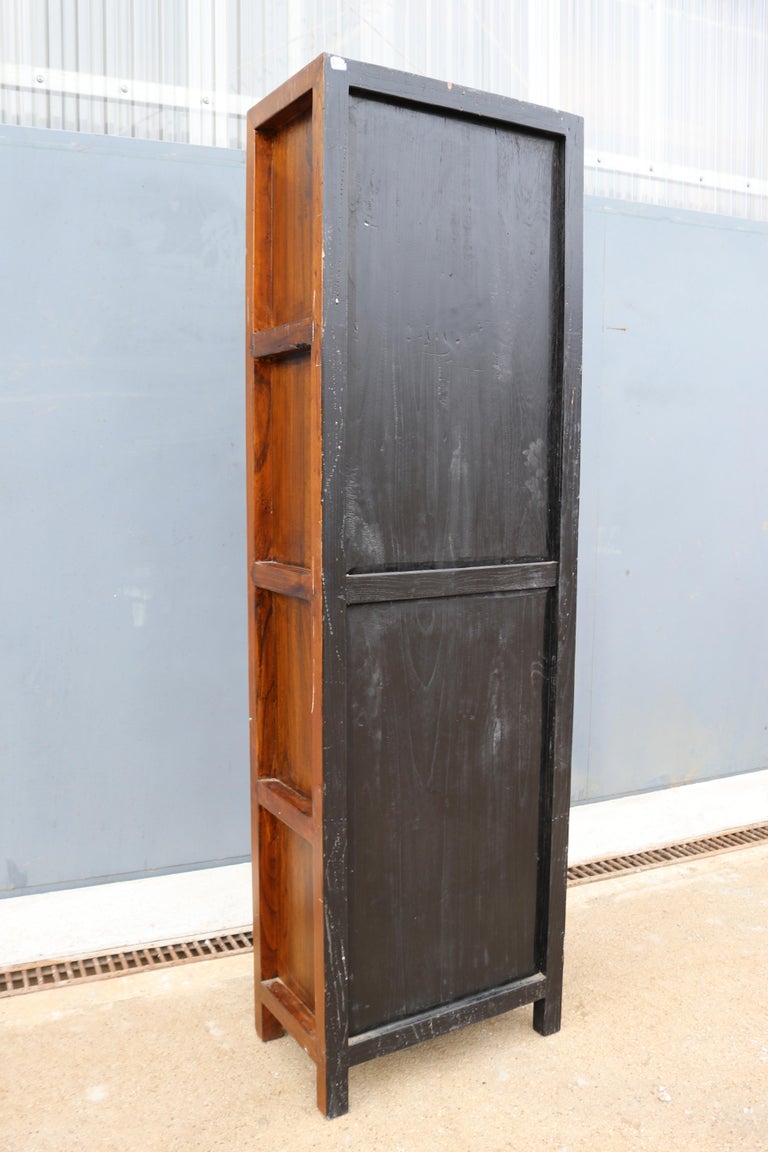 Elegant Spanish 4Shelf Elm Bookcase at 1stDibs