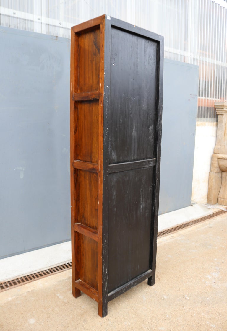 Elegant Spanish 4Shelf Elm Bookcase at 1stDibs