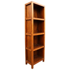 spanish bookcase Elegant Spanish 4-Shelf Elm Bookcase