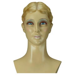 Elegant Spanish Art Deco Jewelry Display Mannequin 1930