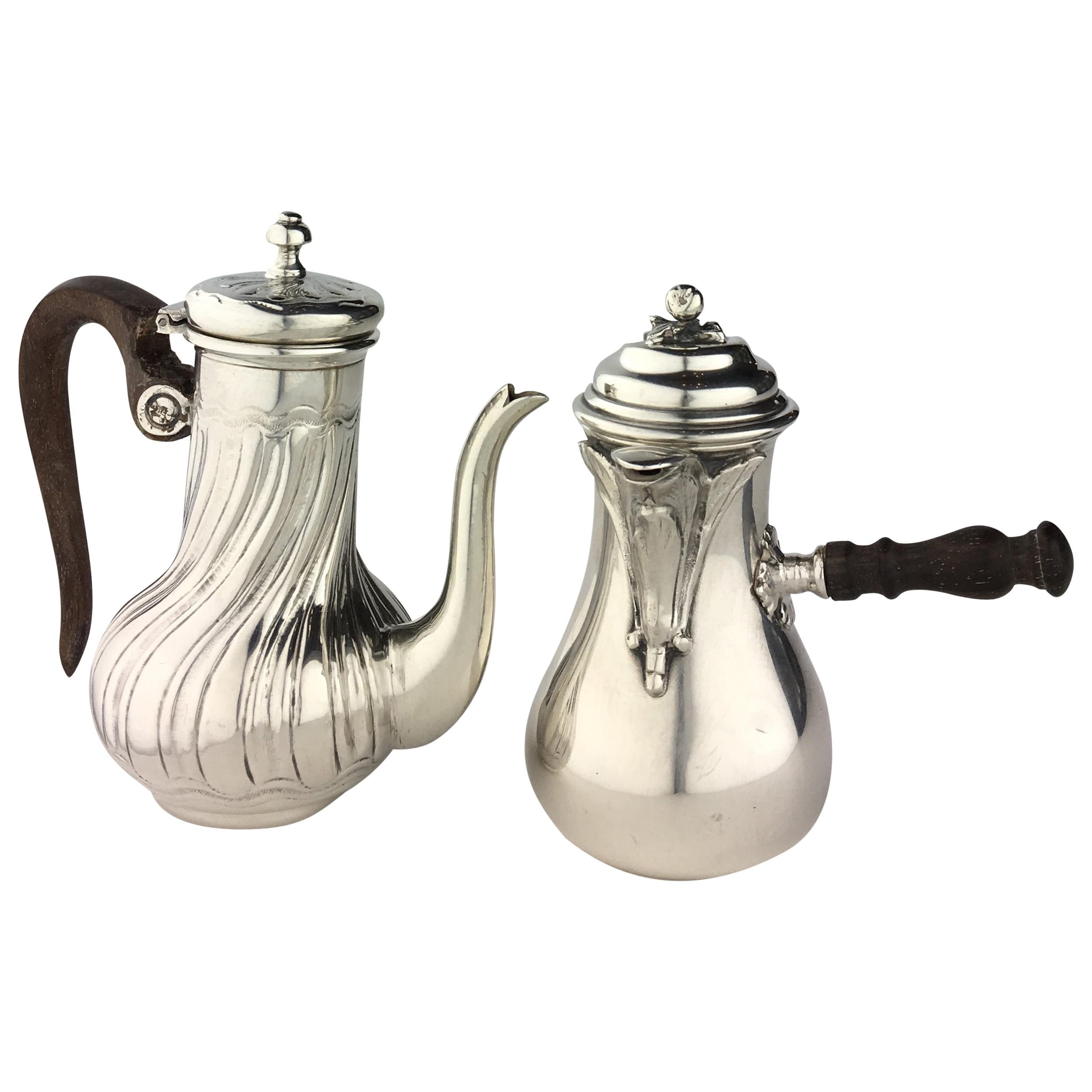 Elegant Sterling Silver Two-Piece Set Designed by Nina Ricci