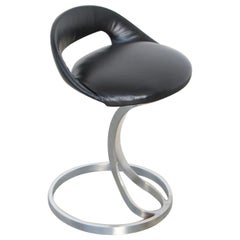 Elegant Stool Attributed to Boris Tabacoff, 1960s